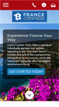 Mobile Screenshot of francecustomtours.com