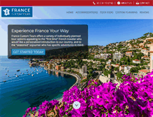 Tablet Screenshot of francecustomtours.com